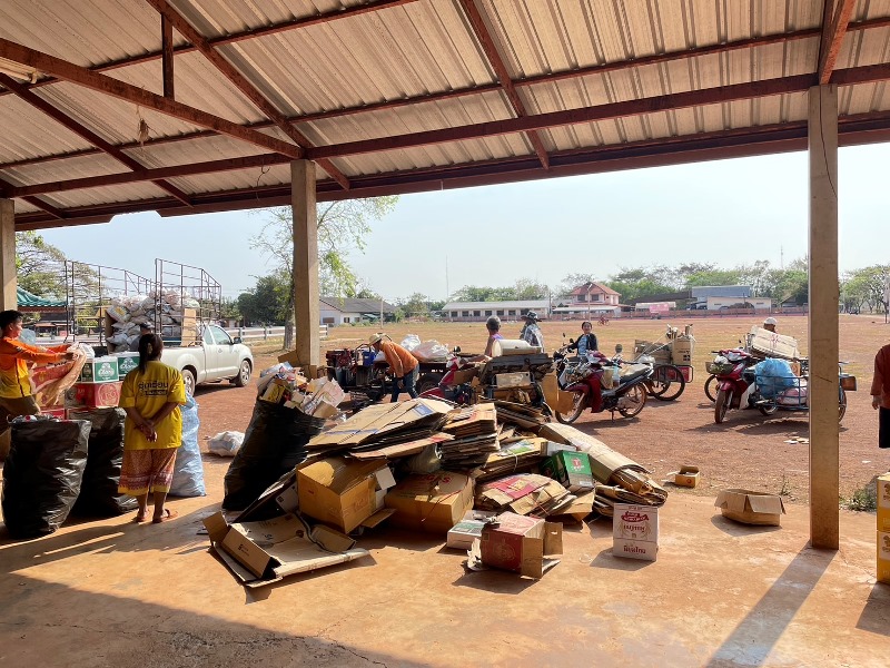 โครงการธนาคารขยะของเทศบาลตำบลกุดเรือคำ ประจำเดือนมีนาคม 2567